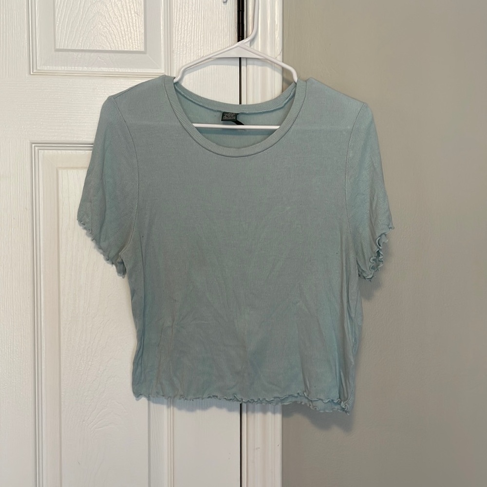 Wild Fable XL blue babydoll tee